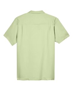 Harriton M570 Men’s Bahama Cord Camp Shirt – Green Mist (back)