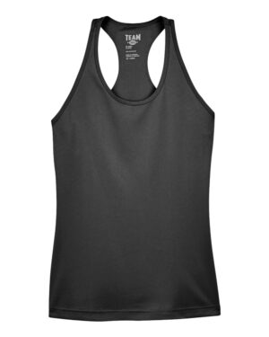 Team 365 TT11WRC Women’s Zone Performance Racerback Tank – Black