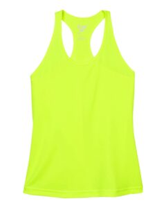 Team 365 TT11WRC Women’s Zone Performance Racerback Tank – Safety Yellow