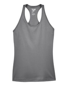 Team 365 TT11WRC Women’s Zone Performance Racerback Tank – Sport Graphite