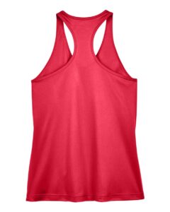 Team 365 TT11WRC Women’s Zone Performance Racerback Tank – Sport Red (back)