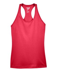 Team 365 TT11WRC Women’s Zone Performance Racerback Tank – Sport Red