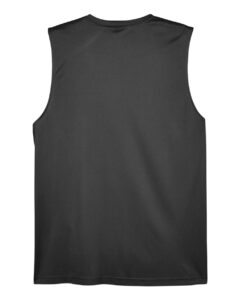 Team 365 TT11M Men’s Zone Performance Muscle T-Shirt – Black (back)