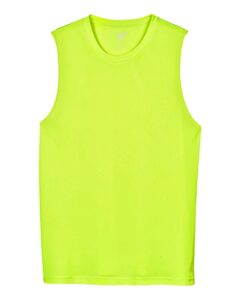 Team 365 TT11M Men’s Zone Performance Muscle T-Shirt – Safety Yellow