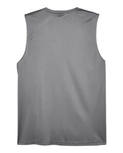 Team 365 TT11M Men’s Zone Performance Muscle T-Shirt – Sport Graphite (back)