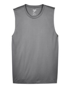 Team 365 TT11M Men’s Zone Performance Muscle T-Shirt – Sport Graphite