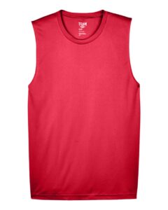 Team 365 TT11M Men’s Zone Performance Muscle T-Shirt – Sport Red