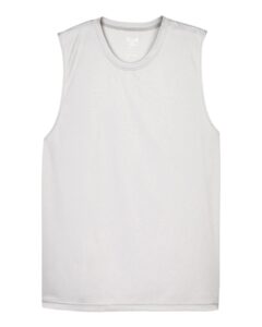 Team 365 TT11M Men’s Zone Performance Muscle T-Shirt – Sport Silver