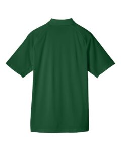 Harriton M211 Men’s Advantage Tactical Performance Polo – Dark Green (back)
