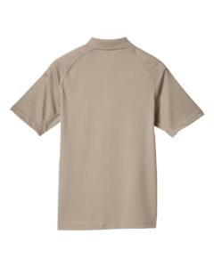 Harriton M211 Men’s Advantage Tactical Performance Polo – Desert Khaki (back)