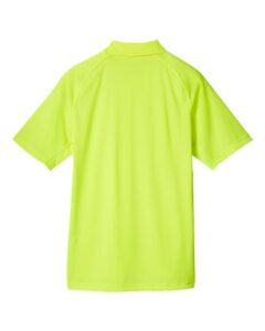 Harriton M211 Men’s Advantage Tactical Performance Polo – Safety Yellow (back)