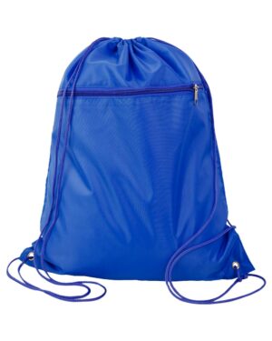 Q-Tees Q135200 Polyester Drawstring Backpack
