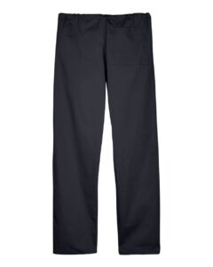 Harriton M898 Unisex Restore Scrub Pants – Black (back)