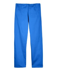 Harriton M898 Unisex Restore Scrub Pants – True Royal (back)