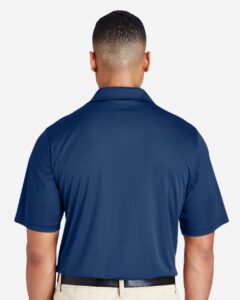 Team 365 TT51 Men’s Zone Performance Polo – Sport Dark Navy (on model back)
