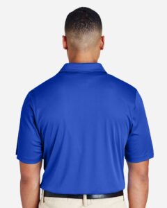 Team 365 TT51 Men’s Zone Performance Polo – Sport Royal (on model back)