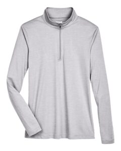 Team 365 TT31HW Women’s Zone Sonic Heather Performance Quarter-Zip Pullover – Athletic Heather