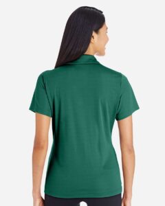 Team 365 TT51W Women’s Zone Performance Polo – Sport Forest (on model back)