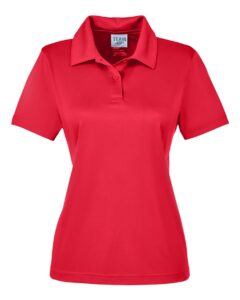 Team 365 TT51W Women’s Zone Performance Polo – Sport Red