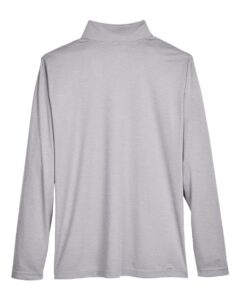 Team 365 TT31H Men’s Zone Sonic Heather Performance Quarter-Zip Pullover – Athletic Heather (back)
