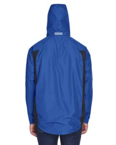 Team 365 TT86 Men’s Dominator Waterproof Jacket – Sport Royal (on model back)