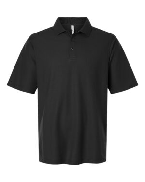 Harriton M105T Men’s Tall Maverick CVC Pique Polo – Black
