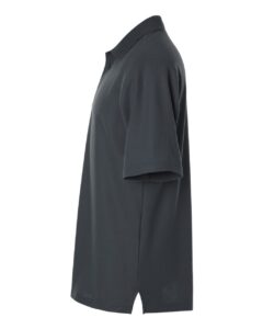Harriton M105T Men’s Tall Maverick CVC Pique Polo – Dark Charcoal (side)