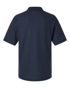 Harriton M105T Men’s Tall Maverick CVC Pique Polo – Dark Navy (back)