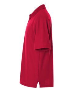 Harriton M105T Men’s Tall Maverick CVC Pique Polo – Red (side)