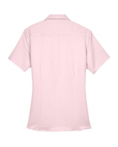 Harriton M570W Women’s Bahama Cord Camp Shirt – Blush (back)