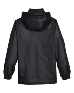 Team 365 TT73Y Youth Zone Protect Lightweight Jacket – Black (back)
