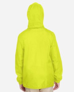 Team 365 TT73Y Youth Zone Protect Lightweight Jacket – Safety Yellow (on model back)