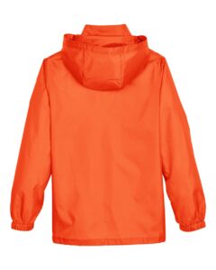 Team 365 TT73Y Youth Zone Protect Lightweight Jacket – Sport Orange (back)