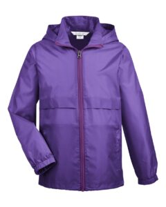 Team 365 TT73Y Youth Zone Protect Lightweight Jacket – Sport Purple