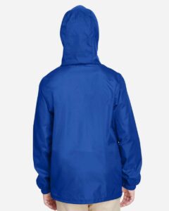 Team 365 TT73Y Youth Zone Protect Lightweight Jacket – Sport Royal (on model back)