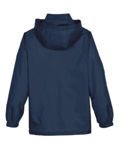 Team 365 TT73Y Youth Zone Protect Lightweight Jacket – Sport Dark Navy (back)