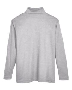 Team 365 TT31HY Youth Zone Sonic Heather Performance Quarter-Zip Pullover – Athletic Heather (back)