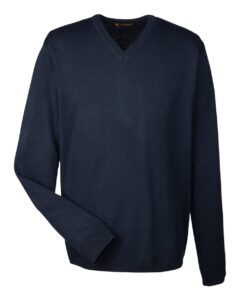Harriton M420 Men’s Pilbloc™ V-Neck Sweater – Dark Navy