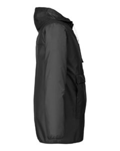 Team 365 TT77 Unisex Zone Protect Packable Anorak Jacket – Black (side)
