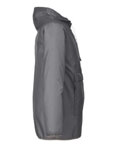 Team 365 TT77 Unisex Zone Protect Packable Anorak Jacket – Sport Graphite (side)