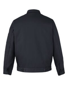Harriton M721 Unisex ClimaBloc® Station Jacket – Dark Charcoal (back)