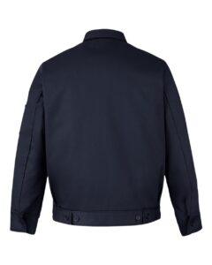 Harriton M721 Unisex ClimaBloc® Station Jacket – Dark Navy (back)