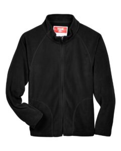 Team 365 TT90Y Youth Campus Microfleece Jacket – Black