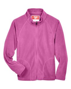 Team 365 TT90Y Youth Campus Microfleece Jacket – Sport Charity Pink