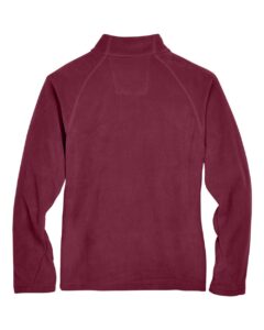 Team 365 TT90Y Youth Campus Microfleece Jacket – Sport Maroon (back)