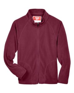 Team 365 TT90Y Youth Campus Microfleece Jacket – Sport Maroon
