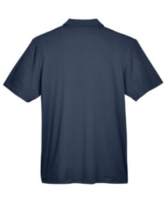 Harriton M354 Men’s Micro Piqué Polo – Navy (back)