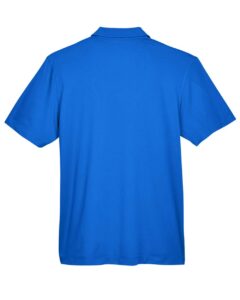 Harriton M354 Men’s Micro Piqué Polo – True Royal (back)
