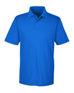 Harriton M354 Men’s Micro Piqué Polo – True Royal