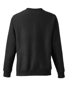 Team 365 TT98 Unisex Zone HydroSport™ Heavyweight Crewneck Sweatshirt – Black (back)